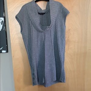 BCBG capped sleeve long sweater